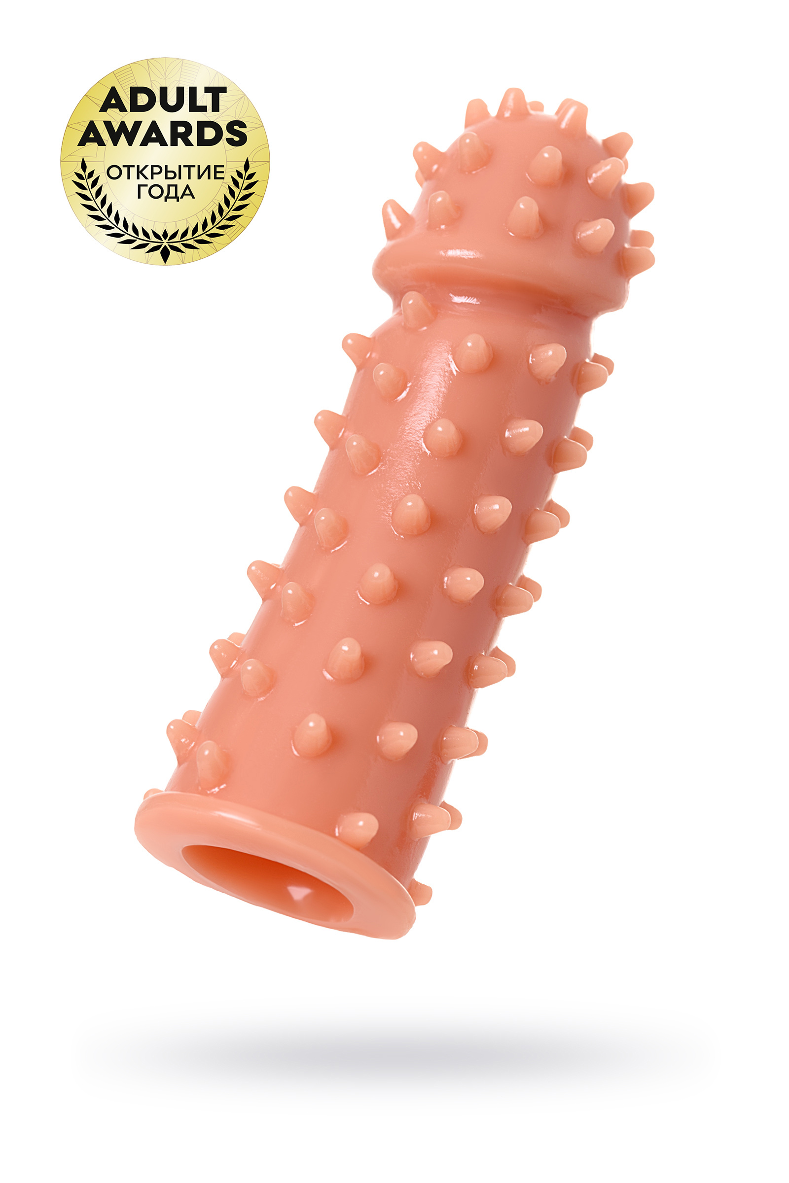 Насадка KOKOS с дополнительной стимуляцией,TRP,телесная, 14,7 см