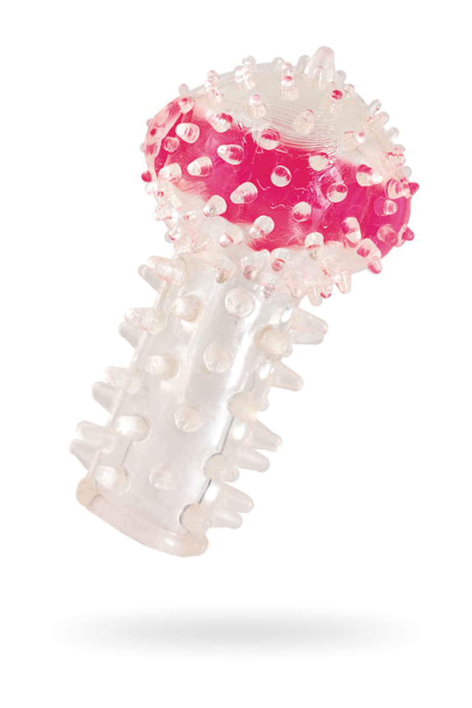 Вибронасадка Toyfa, Прозрачная, 6,5 см, Ø 2