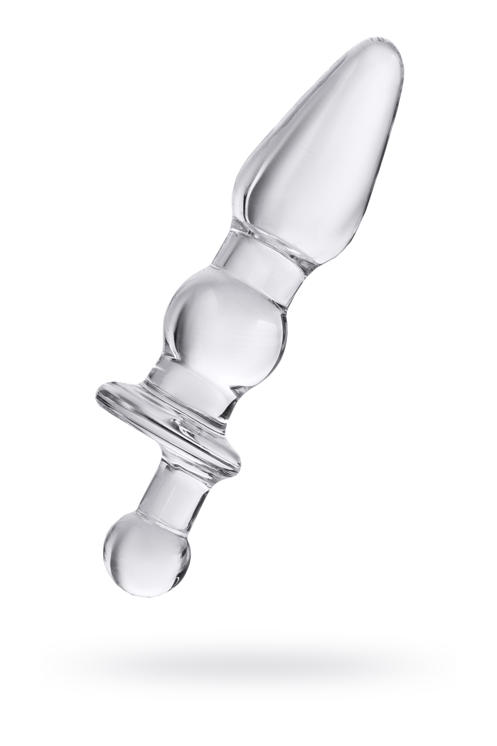 Анальная втулка Sexus Glass, стекло, прозрачная, 17 см, Ø 3,5 см
