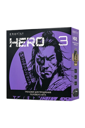 Многофункциональный тренажер для мужчин Erotist Hero 3, ТРЕ, черный, 5,3 см