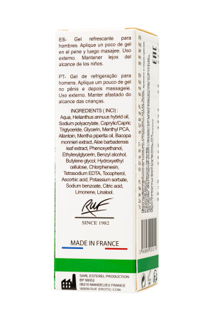 Пролонгирующий гель для мужчин RUF TABOO MALE DELAY, 30 мл