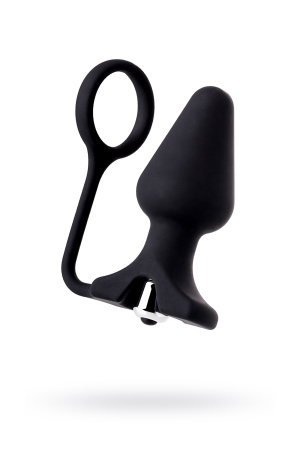 Вибровтулка анальная с кольцом Erotist, 9 СМ, Ø 3,7