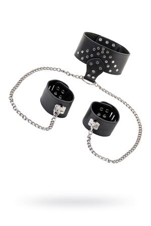 Ошейник с наручниками TOYFA Theatre