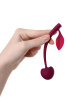 Вагинальный шарик  JOS WILD CHERRY, силикон, бордовый, 13 см