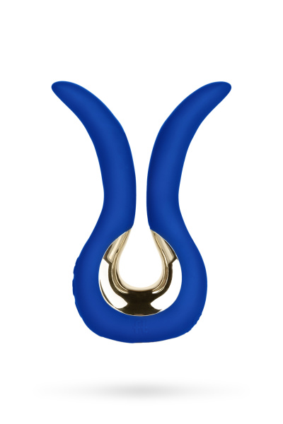 Инновационный вибратор Fun Toys  Gvibe Mini,синий, 10,5 см, Ø 2,0