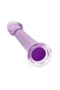 Нереалистичный фаллоимитатор Jelly Dildo M Toyfa Basic, TPE, фиолетовый, 18 см