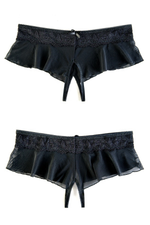 Трусики  эротические-юбочка из стрейч-сетки (50-52)