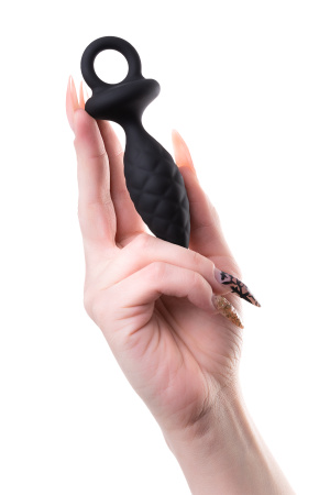 Анальная пробка Erotist Strob S - size, черная, 7 см Ø 2,6