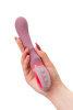 Вибратор Flovetta ROSE, силикон, розовый, 19 см