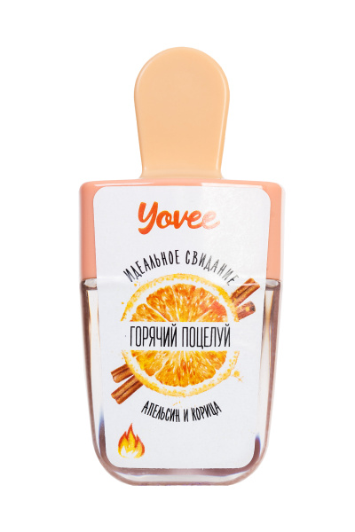 Бальзам для губ Yovee «Горячий поцелуй» со вкусом апельсина и корицы, 5 мл