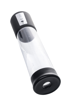 Автоматическая помпа для пениса Sexus Men Expert Gunnar, ABS-пластик, черная, 28 см