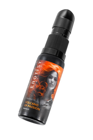 Гель Erotist с эффектом вибрации VOLCANO OF PASSION: MANGO (со вкусом манго), 25 мл