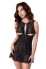 Комбинация Erolanta Lingerie Collection с открытой грудью (42-44)