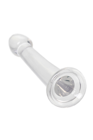 Нереалистичный фаллоимитатор Jelly Dildo S Toyfa Basic, TPE, прозрачный, 15,5 см