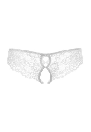 Трусики  эротические кружевные, белые, (46-48)