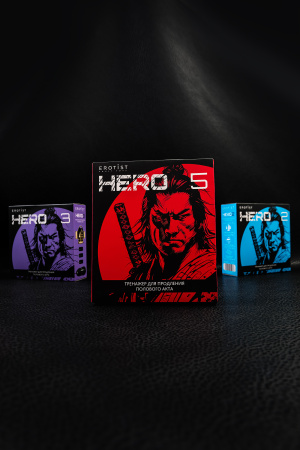 Многофункциональный тренажер для мужчин Erotist Hero 5, ТРЕ, черный, 10,5 см