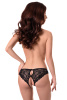 Трусики  эротические кружевные, черные, (46-48)