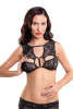 Бралетт кружевной Erolanta Lingerie Collection, черный, XXL