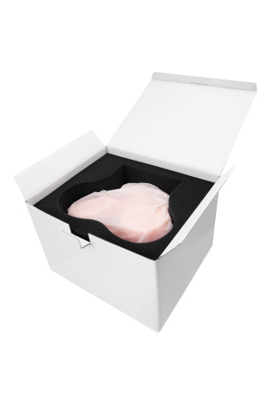 Мастурбатор реалистичный в форме попки, с 2 любовными входами, ТPE, телесный, 5,2 кг (в белой коробк