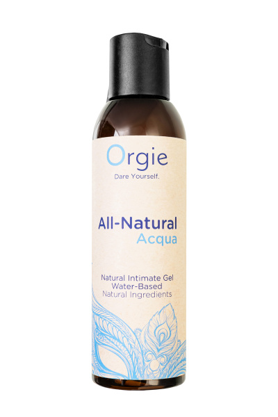 Интимный гель Orgie ALL - NATURAL ACQUA на водной основе, 150 мл