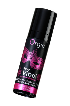 Гель для массажа ORGIE Sexy Vibe Intense Orgasm с покалывающим, разогревающим и охлаждающим эффектом, 15 мл