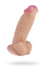 Фаллоимитатор неоскин -супергигант на присоске,Lоvetoy,телесный,34,5см