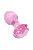 Анальная втулка Sexus Glass, стекло,8,5 см