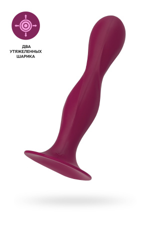 Фаллоимитатор Satisfyer Double Ball-R, силикон, бодовый 16,5 см