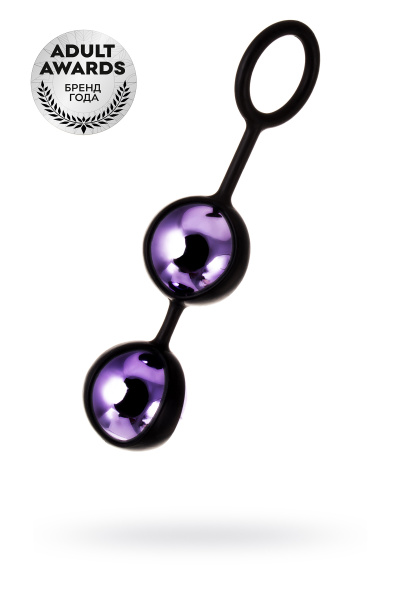 Вагинальные шарики  TOYFA A-Toys RASPY, ABS пластик, фиолетовыйЙ, 14 см