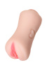 Мастурбатор реалистичный TOYFA Juicy Pussy Pretty Mouth, рот и вагина, Softskin, телесный,17 см