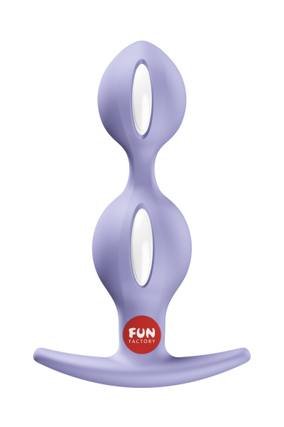 Анальный стимулятор Fun Factory B Balls Duo, силикон, сиреневый, 15 см