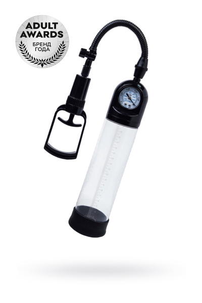 Помпа вакуумная TOYFA A-Toys, силикон, прозрачный, 20 см