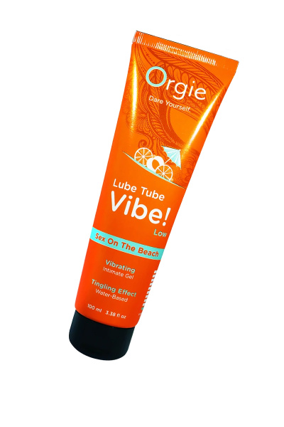 Интимный гель ORGIE Lube Tube Vibe!Low - Sex On The, водная основа, с вибрационным эффектом, 100 мл