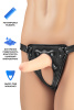 Фаллопротез RealStick Strap-On Oberon, TPE, телесный, 14 см