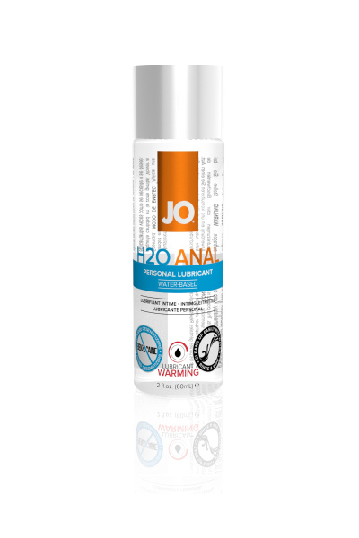 Анальный лубрикант System JO Anal H2O WARMING на водной основе,разогревающий, 60 мл